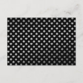 Elegante Las Vegas huwelijksreceptie Informatiekaartje (Achterkant)