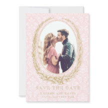 Elegante Laurel Krans | Roze Damask Foto