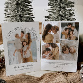 Elegante Laurels Arch Foto Vakantie Kaart