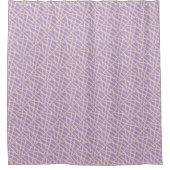 Elegante lavendel Abstract douchegordijn (Voorkant)