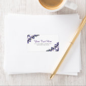 Elegante lavendel adreslabels etiket (Insitu)