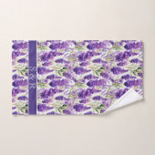 Elegante Lavendel Bloemen Bad Handdoek (Handdoek)
