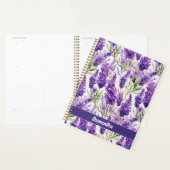 Elegante Lavendel Bloemen Planner (Display)