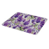 Elegante Lavendel Bloemen Snijplank (Hoek)