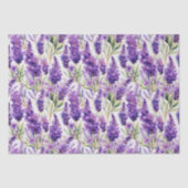 Elegante Lavendel Bloemen Tissuepapier (Voorkant)
