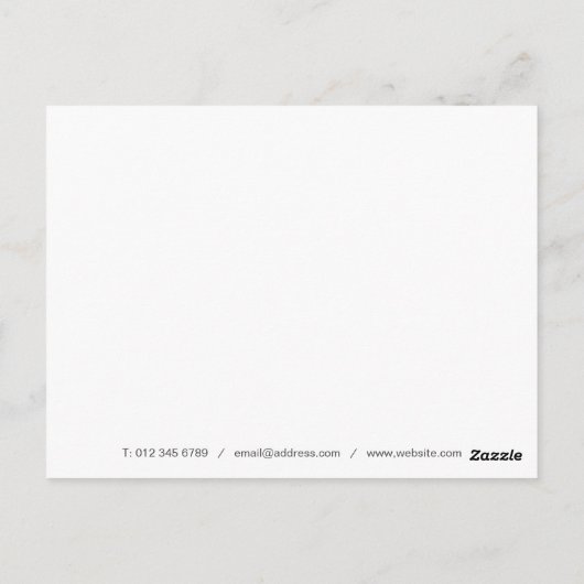 Elegante Lavendel Boeket Script Bedankje Zakelijk Briefkaart (Achterkant)