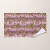 Elegante Lavendel Damask badkamer Bad Handdoek (Handdoek)