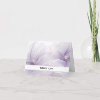 Elegante Lavendel Dankkaart | Aanpasbaar Bedankkaart