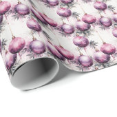 Elegante Lavendel: Een samensmelting van Paarse en Cadeaupapier (Rol Hoek)