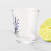 Elegante lavendel en kat shot glas (Rechts)