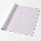 Elegante lavendel en witte dunne strepen cadeaupapier (Uitgerold)
