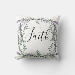 Elegante Lavendel eucalyptus boho Waterverf Kussen