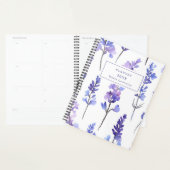 Elegante Lavendel Floral 2025 Custom Planner (Display)