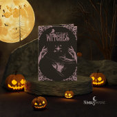 Elegante Lavendel Hekserij Halloween Uitnodiging