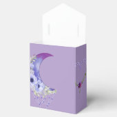 Elegante Lavendel Maan Wedding Favoriet Box Bedankdoosjes (Geopend)