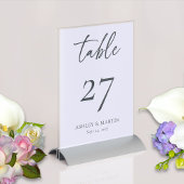 Elegante Lavendel met Grijs Gepersonaliseerde Brui Kaart