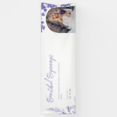 Elegante Lavendel Mooie Beginnings met Custom Spandoek (Verticaal)