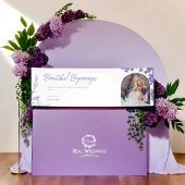 Elegante Lavendel Mooie Beginnings met Custom Spandoek