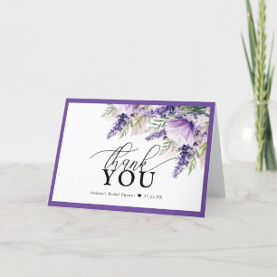 Elegante lavendel paarse bloemen bedankt