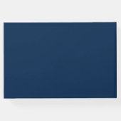 Elegante Lavendel Paarse Bloemen Huwelijk Gastenboek (Achterkant)