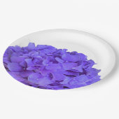 Elegante Lavendel paarse Hydrangeas paarse bloemen Papieren Bordje (Gekanteld)