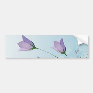 elegante lavendel paarse tulpen bumpersticker