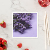 Elegante lavendel papieren servet (Insitu)