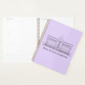 Elegante lavendel planner met architecturaal ontwe (Display)