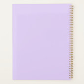 Elegante lavendel planner met architecturaal ontwe (Achterkant)