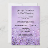 Elegante Lavendel Post Bruiloft Party Uitnodiging (Voorkant)