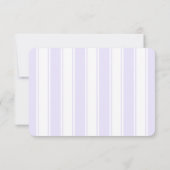 Elegante Lavendel RSVP kaart (Achterkant)