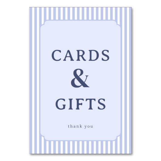 Elegante Lavendel Serif Kaarten & Cadeaus Bord (Voorkant)