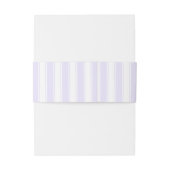 Elegante lavendel strepen uitnodigingen wikkel (Achterkant Voorbeeld)