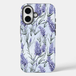 Elegante lavendel taai iPhone 16 hoesje