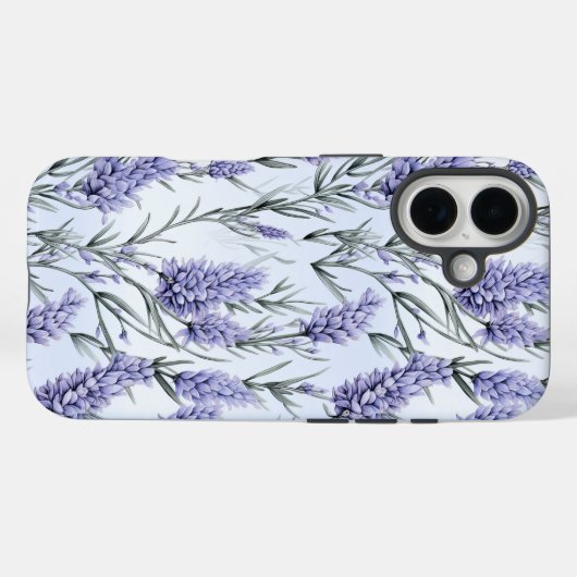 Elegante lavendel taai Case-Mate iPhone case (Achterkant (horizontaal))