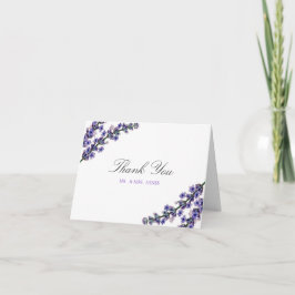 Elegante Lavendel Trouw Trouwkaart Bedankkaart
