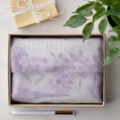 Elegante Lavendel Waterverf Bloem Papier (Geschenk)