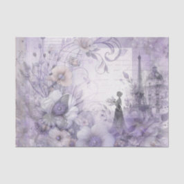 Elegante lavendel waterverf bloem papier