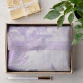 Elegante lavendel waterverf bloem papier (Geschenk)