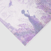 Elegante lavendel waterverf bloem papier (Detail)