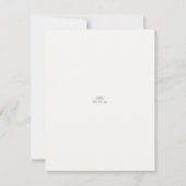 Elegante Lavendel Waterverf Bloemen Bruiloft Save The Date (Achterkant)