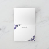 Elegante lavendel zal je mijn bruidsmeisje Kaart (Binnen)