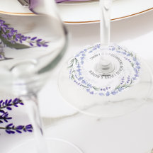 Elegante lavendelkrans bruiloftsgeschenk