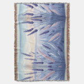 Elegante Lavendelvelden, Lavendeltuin Deken (Voorkant Verticaal)