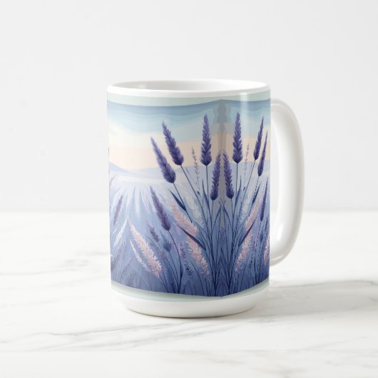 Elegante Lavendelvelden, Lavendeltuin Koffiemok (Voorkant rechts)