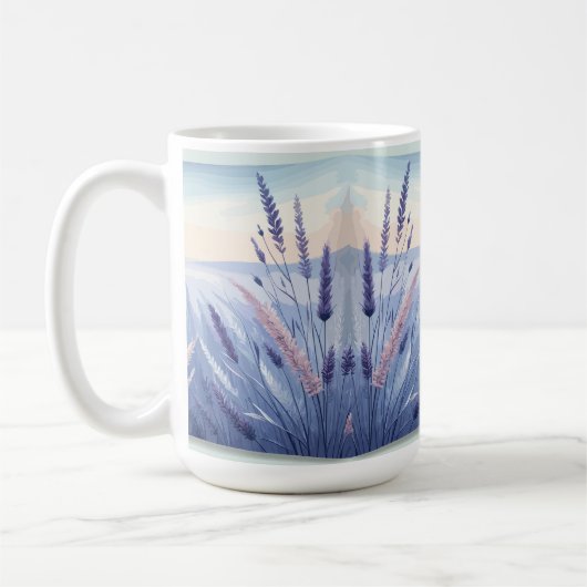 Elegante Lavendelvelden, Lavendeltuin Koffiemok (Links)