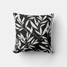 Elegante Leaf botanische print gooi kussen