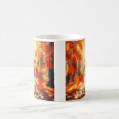 Elegante Leaf Design Cup Koffiemok (Center)