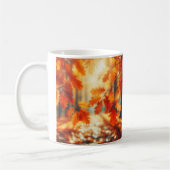 Elegante Leaf Design Cup Koffiemok (Links)