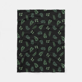 Elegante Leaf Print Fleece – Gezellige & Stijlvoll